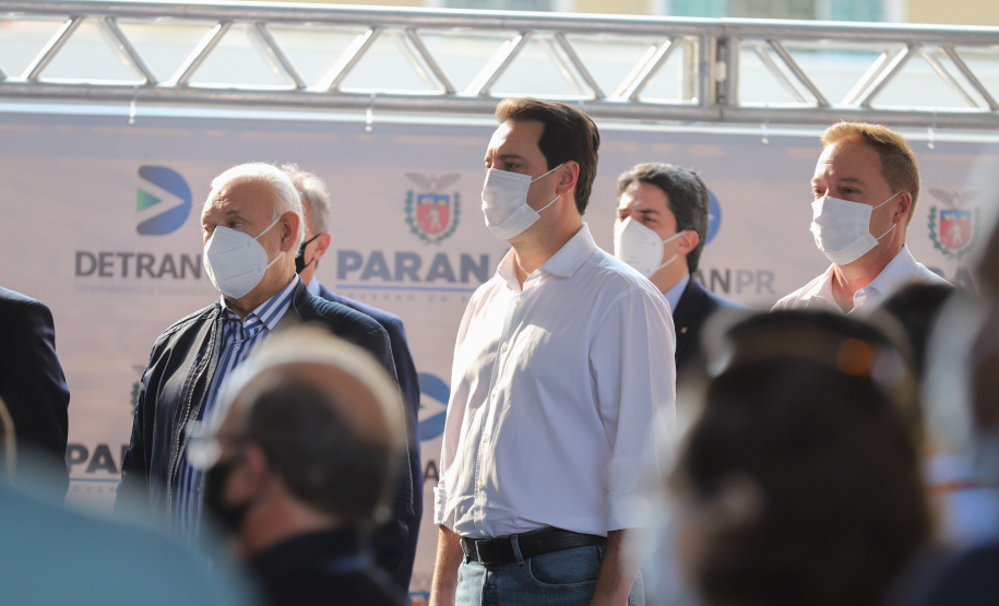 Detran Colombo O governador Carlos Massa Ratinho Junior inaugura nesta quinta-feira (25), Posto avançado do Detran em Colombo. 14/05/2021 - Foto: Geraldo Bubniak/AEN