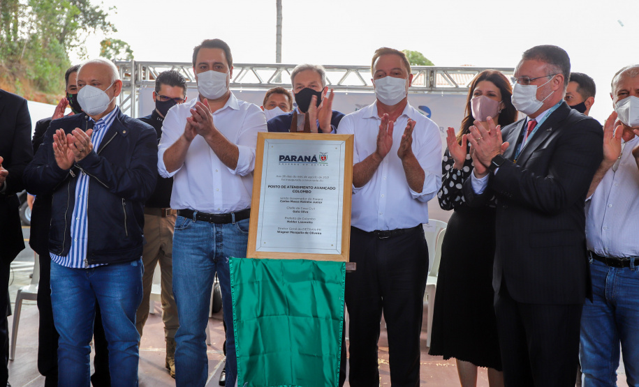 Detran Colombo O governador Carlos Massa Ratinho Junior inaugura nesta quinta-feira (25), Posto avançado do Detran em Colombo. 14/05/2021 - Foto: Geraldo Bubniak/AEN