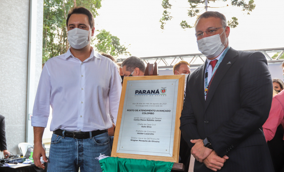 Detran Colombo O governador Carlos Massa Ratinho Junior inaugura nesta quinta-feira (25), Posto avançado do Detran em Colombo. 14/05/2021 - Foto: Geraldo Bubniak/AEN