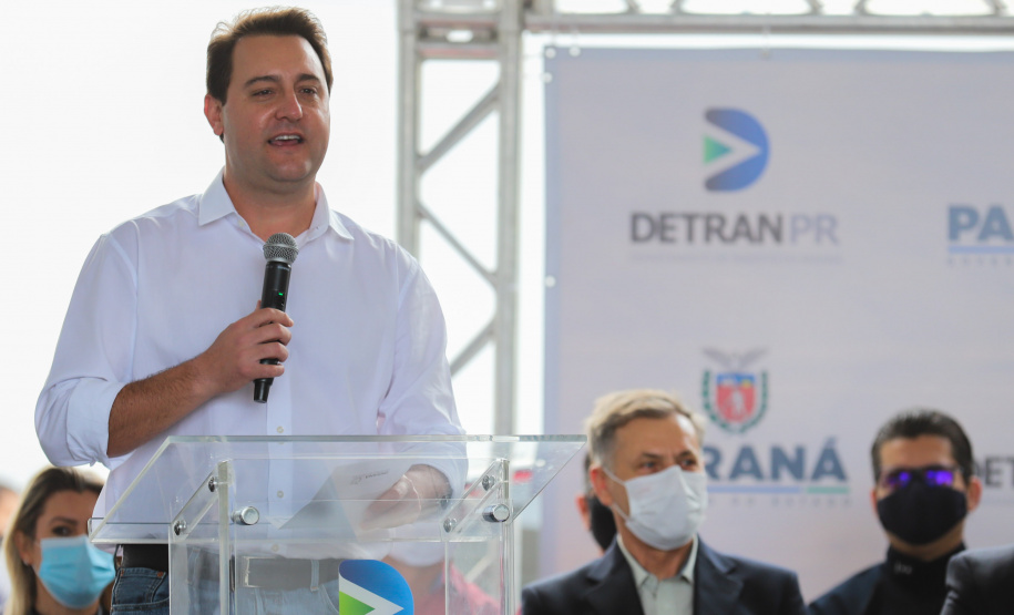 Detran Colombo O governador Carlos Massa Ratinho Junior inaugura nesta quinta-feira (25), Posto avançado do Detran em Colombo. 14/05/2021 - Foto: Geraldo Bubniak/AEN