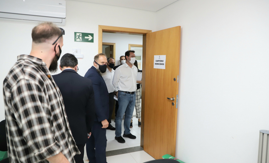 Governador Carlos Massa Ratinho Junior inaugura a nova sede da delegacia de Almirante Tamandaré.Foto: Ari Dias/ AEN