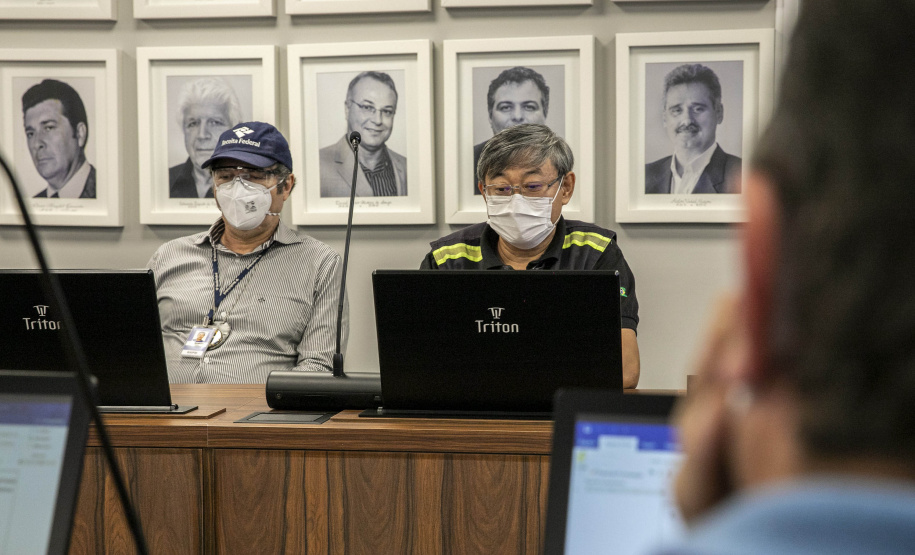 Comissão federal produziu relatório que será usado para melhorias e evolução de todos os sistemas de vigilâncias aplicados pela Portos do Paraná. - Foto:  de Claudio Neves/Portos do Paraná
