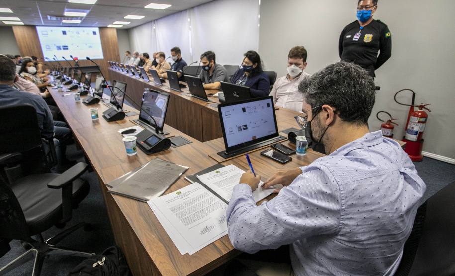 Comissão federal produziu relatório que será usado para melhorias e evolução de todos os sistemas de vigilâncias aplicados pela Portos do Paraná. - Foto:  de Claudio Neves/Portos do Paraná