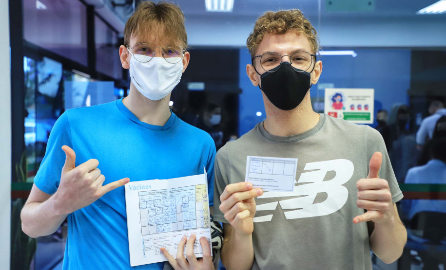 Vacinação de jovens e adolescentes contra a Covid-19 em Toledo. - Foto: José Fernando Ogura/AEN