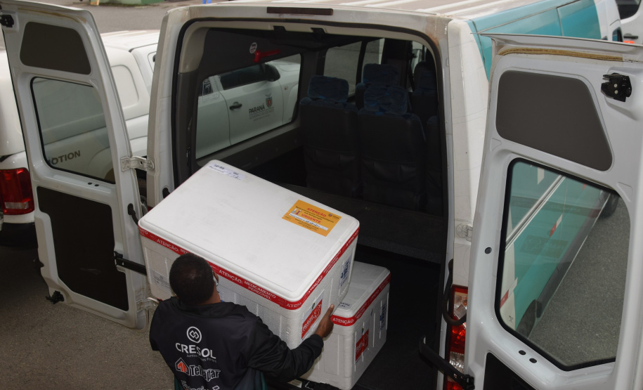 Mais de meio milhão de vacinas contra a Covid-19 serão distribuídas nesta sexta-feira. Foto: Américo Antonio/SESA