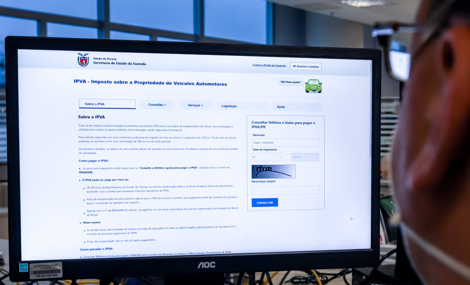 Receita Estadual lança novo portal de acesso ao IPVA e ITCMD
Foto: Geraldo Bubniak/AEN