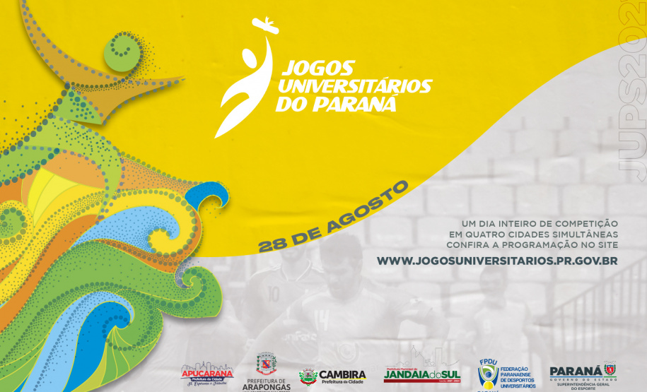 O próximo sábado será marcado pelo retorno dos Jogos Universitários do Paraná ? JUPS, na sua 60ª edição. Os municípios que sediarão o evento são Apucarana, Arapongas, Cambira e Jandaia do Sul ? na região centro-norte do Paraná.  -  Curitiba, 27/08/2021  -  Foto: Paraná Esporte