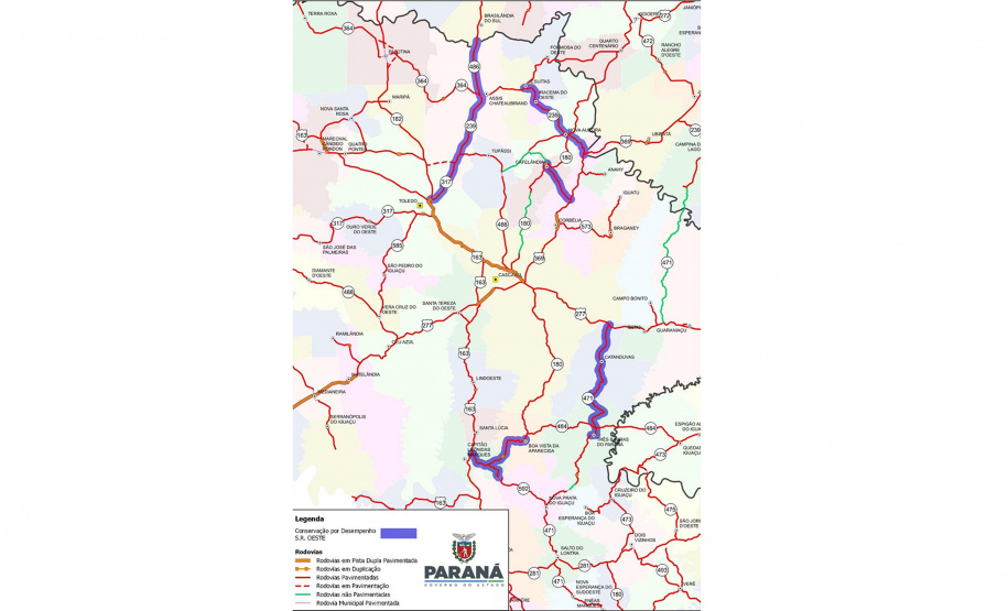 Edital de conservação de 193 Km de rodovia na região Oeste do Estado  -  Curitiba, 30/08/2021  -  Foto: DER