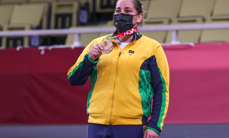 Os atletas do Paraná bateram o recorde de medalhas nos Jogos Paralímpicos de Tóquio 2020. Foram cinco conquistas até agora, uma de prata e quatro de bronze, suplantando o resultado da Rio 2016. Todos são bolsistas do programa Geração Olímpica, do Governo do Estado, cujo patrocínio é da Copel. Foto:Matsui Mikihito/CPB