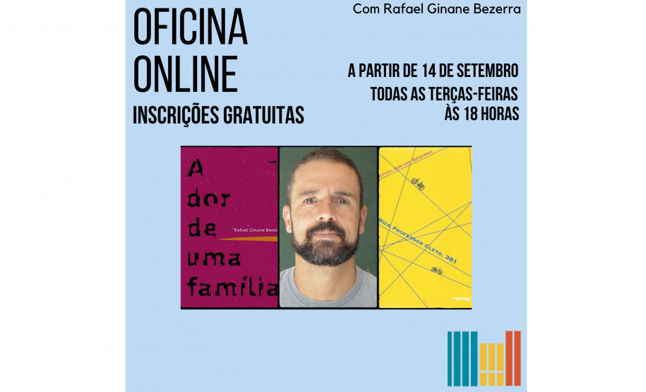 Ultimas chances A Biblioteca Pública do Paraná está com inscrições abertas para mais uma turma do curso online De Próprio Punho ? Oficina de Leitura e Escrita, realizado em parceria com o professor Rafael Ginane Bezerra.   -  Curitiba, 30/08/2021  -  Foto/Arte: Estella Casagrande