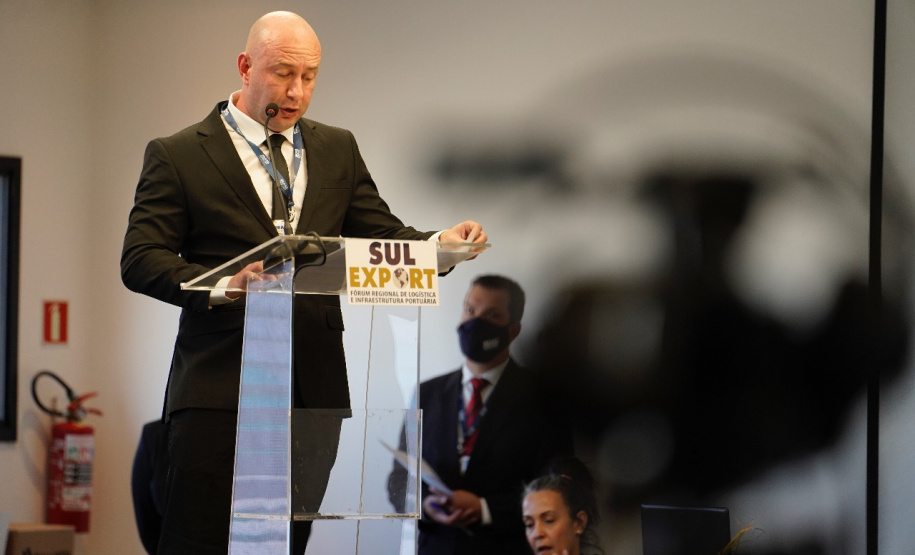 Porto do Sul debatem a atividade portuária
Imagens dos representantes da Portos do Paraná no evento. Foto: Robert Silva/Sul Export
