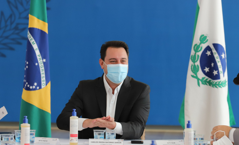 Hosp Filantropicos O governador Carlos Massa Ratinho Junior assina  nesta terça-feira (31)  novos contratos com Hospitais Filantrópicos, Santa Casa de Cambé,  Hospital Sao Rafael de Rolândia e Hospital  Cristo Rei de Ibiporã.  31/08/2021 - Foto: Geraldo Bubniak/AEN
