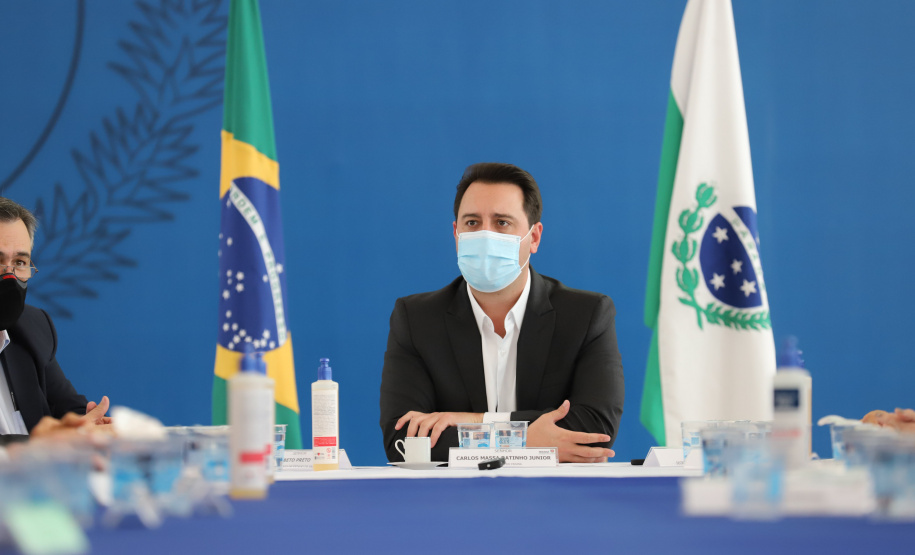 Hosp Filantropicos O governador Carlos Massa Ratinho Junior assina  nesta terça-feira (31)  novos contratos com Hospitais Filantrópicos, Santa Casa de Cambé,  Hospital Sao Rafael de Rolândia e Hospital  Cristo Rei de Ibiporã.  31/08/2021 - Foto: Geraldo Bubniak/AEN