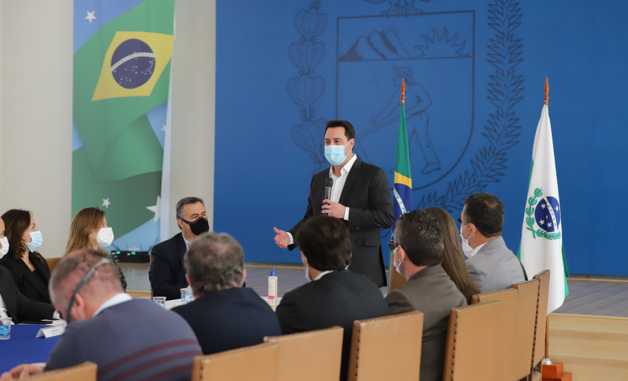 Hosp Filantropicos O governador Carlos Massa Ratinho Junior assina  nesta terça-feira (31)  novos contratos com Hospitais Filantrópicos, Santa Casa de Cambé,  Hospital Sao Rafael de Rolândia e Hospital  Cristo Rei de Ibiporã.  31/08/2021 - Foto: Geraldo Bubniak/AEN