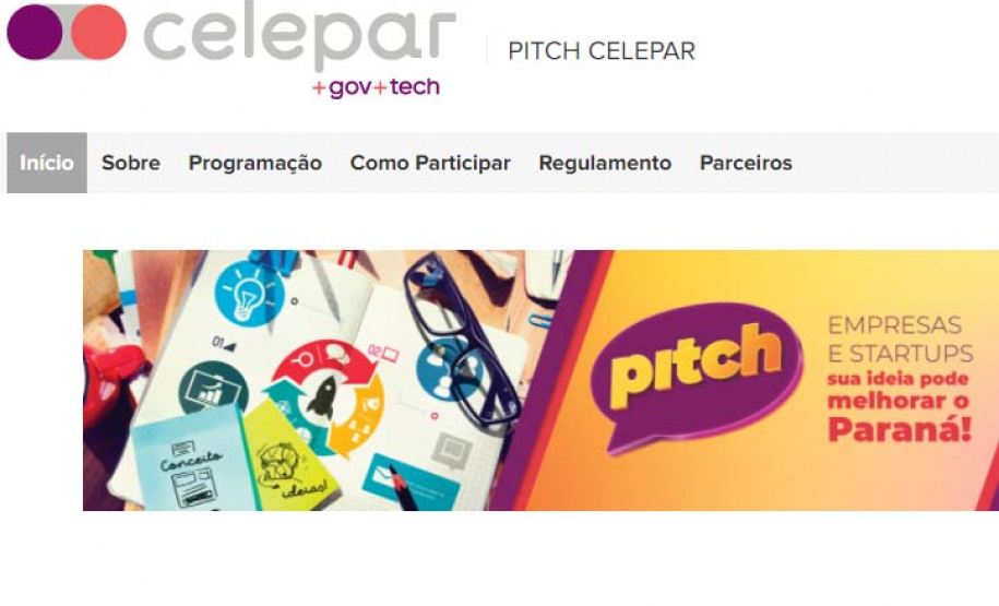 Segunda edição do Pitch Celepar começa amanhã, saiba como acompanhar.