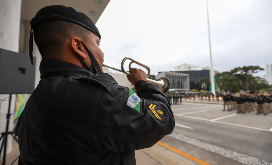 Semana Patria Celebrações da Semana da Pátria, em comemoração aos 199 anos da Independência do Brasil, começaram nesta quarta-feira (1) no Paraná com um evento realizado no Palácio Iguaçu, em Curitiba. 01/09/2021 - Foto: Geraldo Bubniak/AEN
