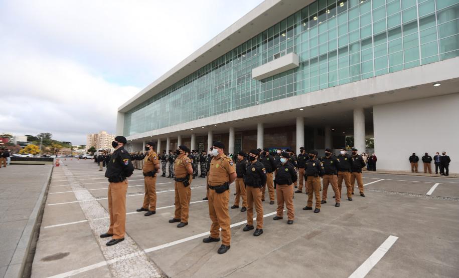 Semana Patria Celebrações da Semana da Pátria, em comemoração aos 199 anos da Independência do Brasil, começaram nesta quarta-feira (1) no Paraná com um evento realizado no Palácio Iguaçu, em Curitiba. 01/09/2021 - Foto: Geraldo Bubniak/AEN