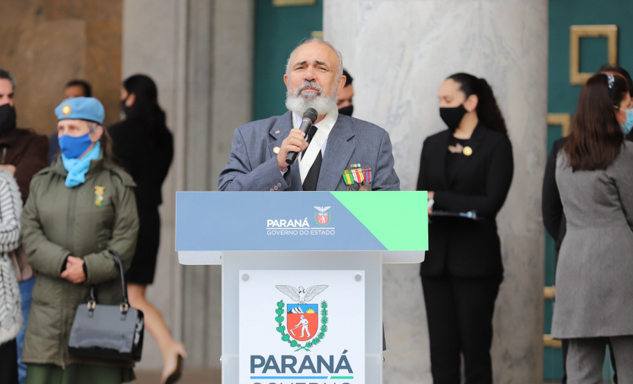 Semana Patria Celebrações da Semana da Pátria, em comemoração aos 199 anos da Independência do Brasil, começaram nesta quarta-feira (1) no Paraná com um evento realizado no Palácio Iguaçu, em Curitiba. 01/09/2021 - Foto: Geraldo Bubniak/AEN