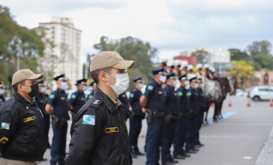 Semana Patria Celebrações da Semana da Pátria, em comemoração aos 199 anos da Independência do Brasil, começaram nesta quarta-feira (1) no Paraná com um evento realizado no Palácio Iguaçu, em Curitiba. 01/09/2021 - Foto: Geraldo Bubniak/AEN