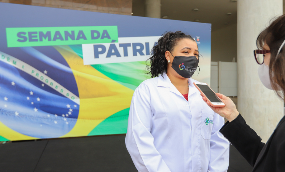 Semana Patria Celebrações da Semana da Pátria, em comemoração aos 199 anos da Independência do Brasil, começaram nesta quarta-feira (1) no Paraná com um evento realizado no Palácio Iguaçu, em Curitiba. 01/09/2021 - Foto: Geraldo Bubniak/AEN