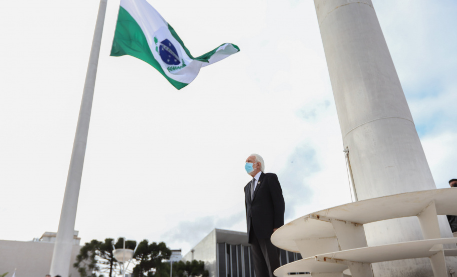 Semana Patria Celebrações da Semana da Pátria, em comemoração aos 199 anos da Independência do Brasil, começaram nesta quarta-feira (1) no Paraná com um evento realizado no Palácio Iguaçu, em Curitiba. 01/09/2021 - Foto: Geraldo Bubniak/AEN
