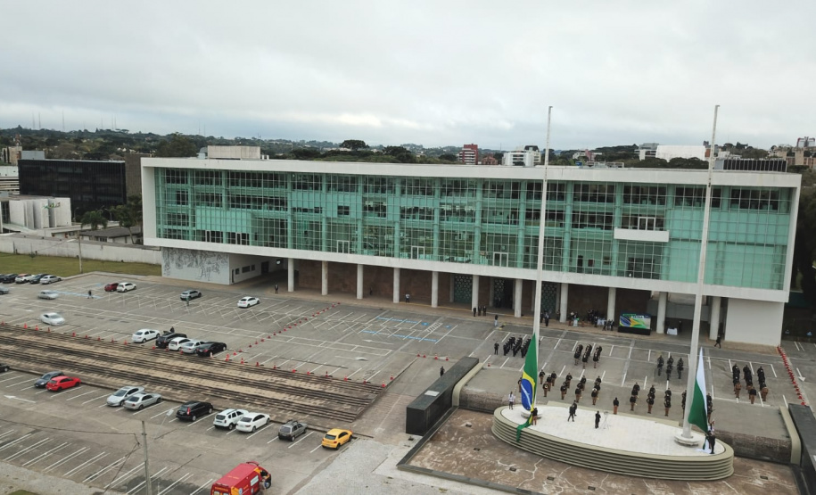 Celebrações da Semana da Pátria, em comemoração aos 199 anos da Independência do Brasil, começaram nesta quarta-feira (1) no Paraná com um evento realizado no Palácio Iguaçu, em Curitiba. 01/09/2021 - Foto: Alessandro Vieira/AEN
