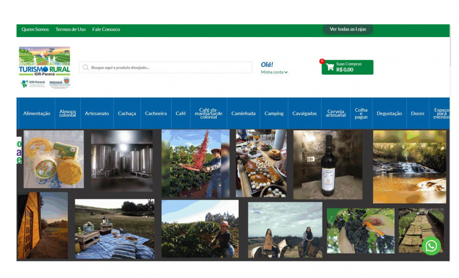 Feira digital oferece roteiros e produtos turísticos do Paraná  -  Foto: Emater