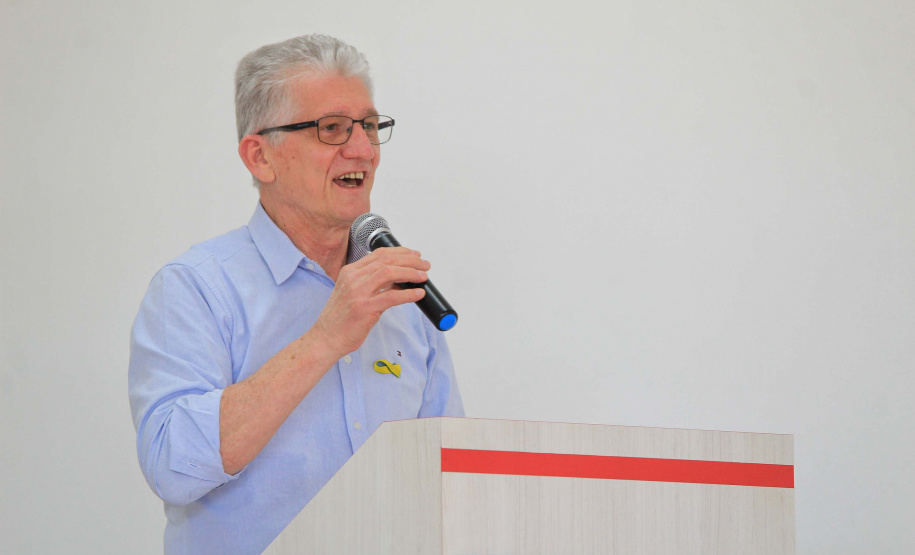 O o secretário estadual da Agricultura e do Abastecimento, Norberto Ortigara, participa da abertura do 2º Show Rural Coopavel de Inverno, em Cascavel. Foto:SEAB