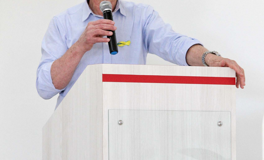 O o secretário estadual da Agricultura e do Abastecimento, Norberto Ortigara, participa da abertura do 2º Show Rural Coopavel de Inverno, em Cascavel. Foto:SEAB