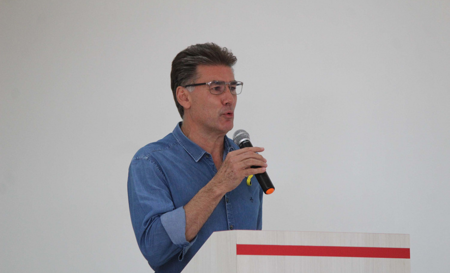 O o secretário estadual da Agricultura e do Abastecimento, Norberto Ortigara, participa da abertura do 2º Show Rural Coopavel de Inverno, em Cascavel. Foto:SEAB