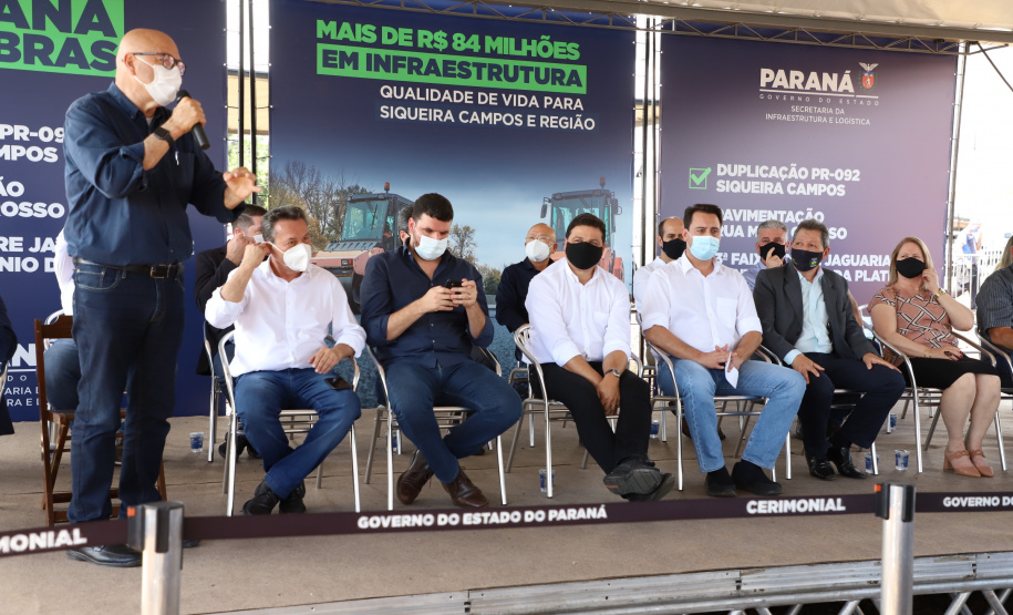Governador autoriza construção de terceiras faixas na PR-092, entre Jaguariaíva e Santo Antônio da Platina  - Siqueira Campos/02/09/2021  -  Foto: Ari Dias/AEN