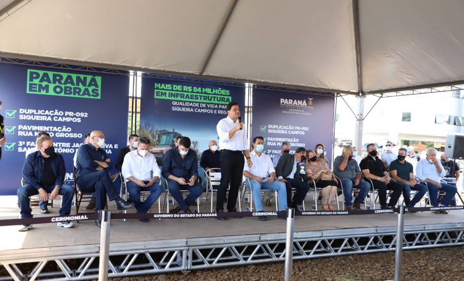Governador autoriza construção de terceiras faixas na PR-092, entre Jaguariaíva e Santo Antônio da Platina  - Siqueira Campos/02/09/2021  -  Foto: Ari Dias/AEN