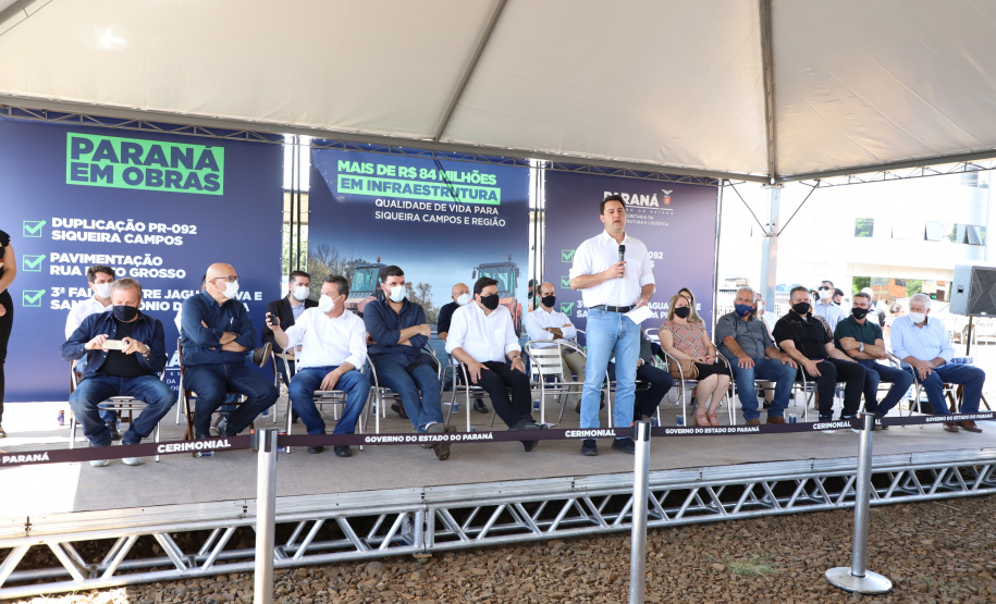 Governador autoriza construção de terceiras faixas na PR-092, entre Jaguariaíva e Santo Antônio da Platina  - Siqueira Campos/02/09/2021  -  Foto: Ari Dias/AEN