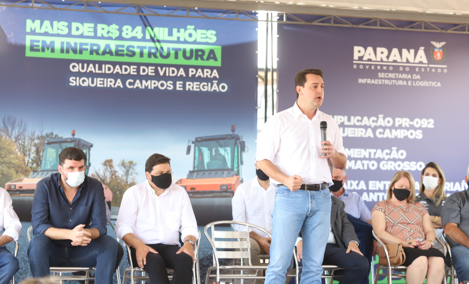 Governador autoriza construção de terceiras faixas na PR-092, entre Jaguariaíva e Santo Antônio da Platina  - Siqueira Campos/02/09/2021  -  Foto: Ari Dias/AEN
