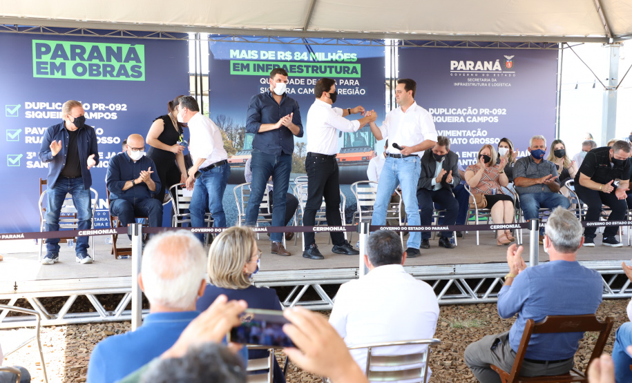 Governador autoriza construção de terceiras faixas na PR-092, entre Jaguariaíva e Santo Antônio da Platina  - Siqueira Campos/02/09/2021  -  Foto: Ari Dias/AEN