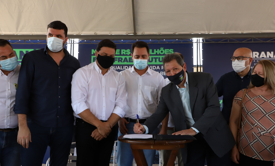 Governador autoriza construção de terceiras faixas na PR-092, entre Jaguariaíva e Santo Antônio da Platina. Foto: Ari Dais/AEN