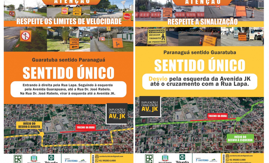 Turistas e visitantes vão encontrar rodovia de Matinhos em obras. Imagem:DER