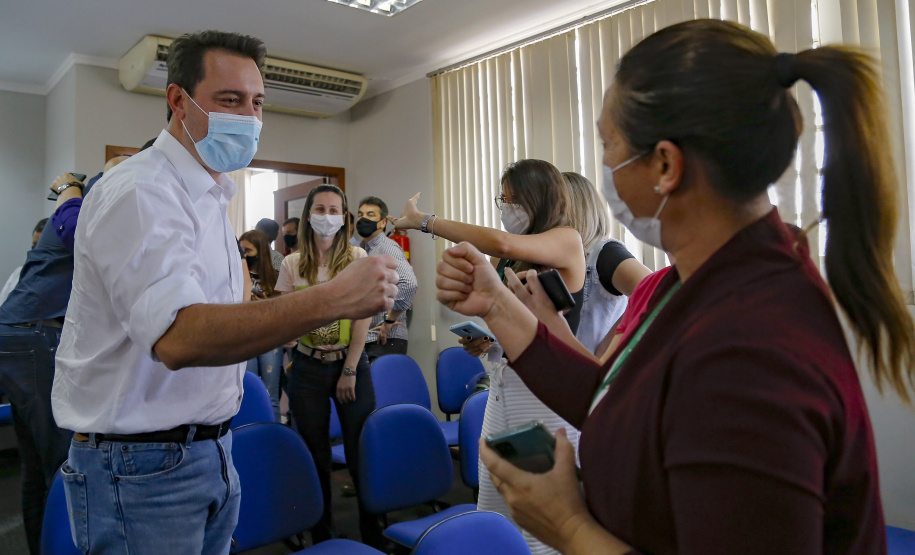 02.09.2021Governador Carlos Massa Ratinho Junior autoriza licitação do distrito industrial e anuncia investimentos em Jacarezinho. 
Foto Gilson Abreu/AEN