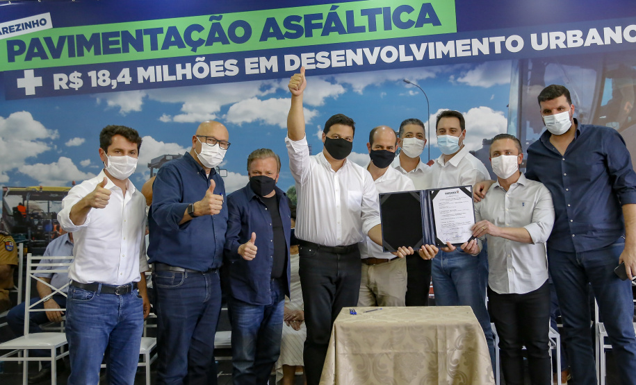 02.09.2021Governador Carlos Massa Ratinho Junior autoriza licitação do distrito industrial e anuncia investimentos em Jacarezinho. 
Foto Gilson Abreu/AEN