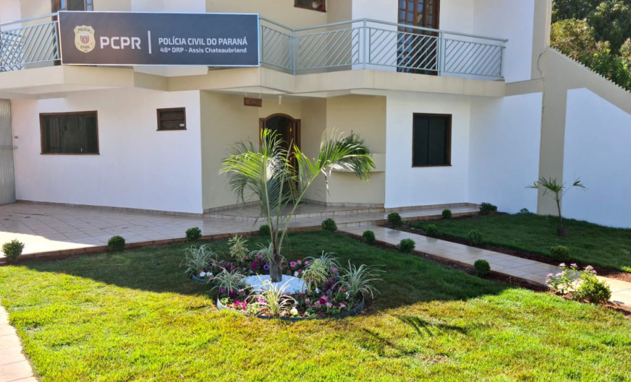 A Polícia Civil do Paraná (PCPR) inaugurou nesta semana a nova Delegacia Regional de Polícia em Assis Chateaubriand, no Oeste do Estado. O motivo da mudança foi a desvinculação com a carceragem integrante da delegacia velha, que passou a ser de gestão plena do Departamento Penitenciário (Depen). - Curitiba, 02/09/2021 - Foto: SESP-PR