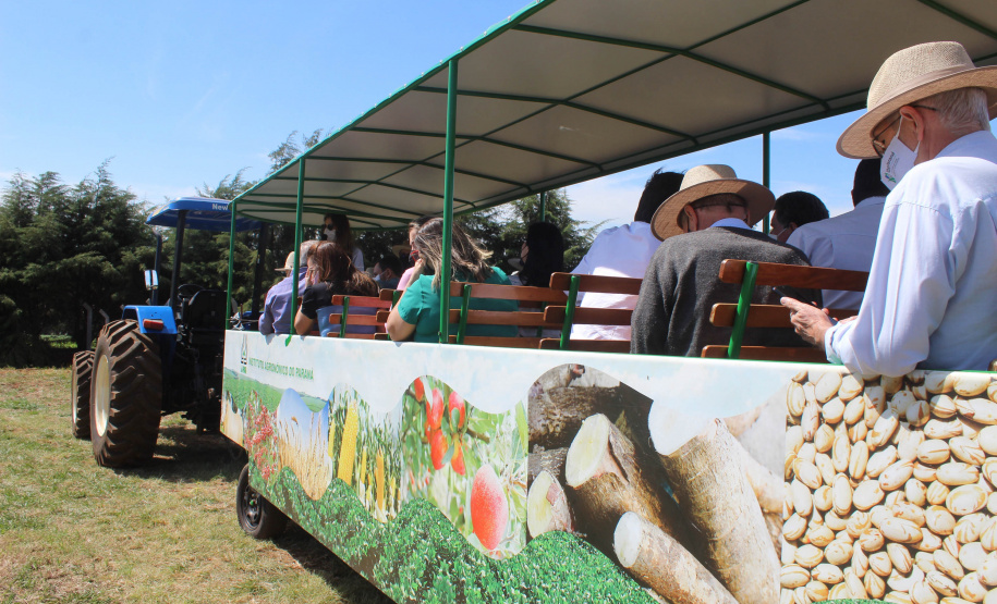 Nesta quinta-feira (02) foram inauguradas as instalações de um viveiro para material propagativo de videira na unidade do Instituto de Desenvolvimento Rural do Paraná (IDR-Paraná) em Santa Tereza do Oeste, no Oeste do Estado. A iniciativa faz parte do Programa de Revitalização da Vitinicultura Paranaense (Revitis). - Santa Terza do Oeste, 02/09/2021  -  Foto: Gisele barão/IDR-Paraná