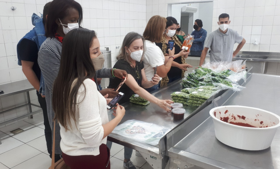 Visita a Horta Marumbi - A equipe da Secretaria da Agricultura e do Abastecimento do Paraná recebe equipe da SEAB Rondônia para apresentar soluções implantadas em Curitiba sobre o cultivo de alimentos. 03/09/2021 - Foto: SEAB