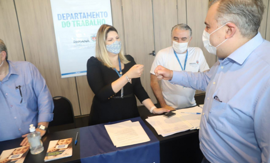 Ney Leprevost realiza interiorização da Secretaria de Justiça na região de Guarapuava e destaca a parceria do Governo com os setores produtivos para gerar empregos no Paraná  -  Curitiba, 03/09/2021  -  Foto: SEJUF