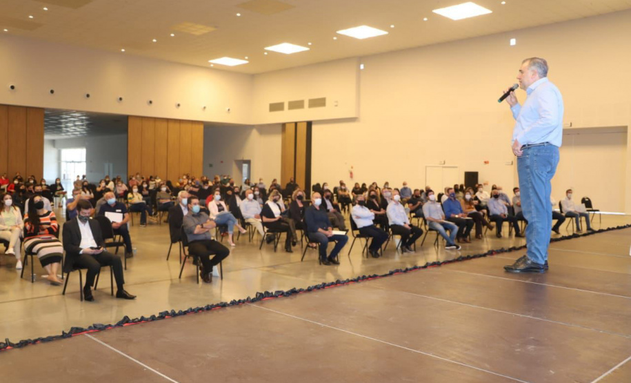 Ney Leprevost realiza interiorização da Secretaria de Justiça na região de Guarapuava e destaca a parceria do Governo com os setores produtivos para gerar empregos no Paraná  -  Curitiba, 03/09/2021  -  Foto: SEJUF