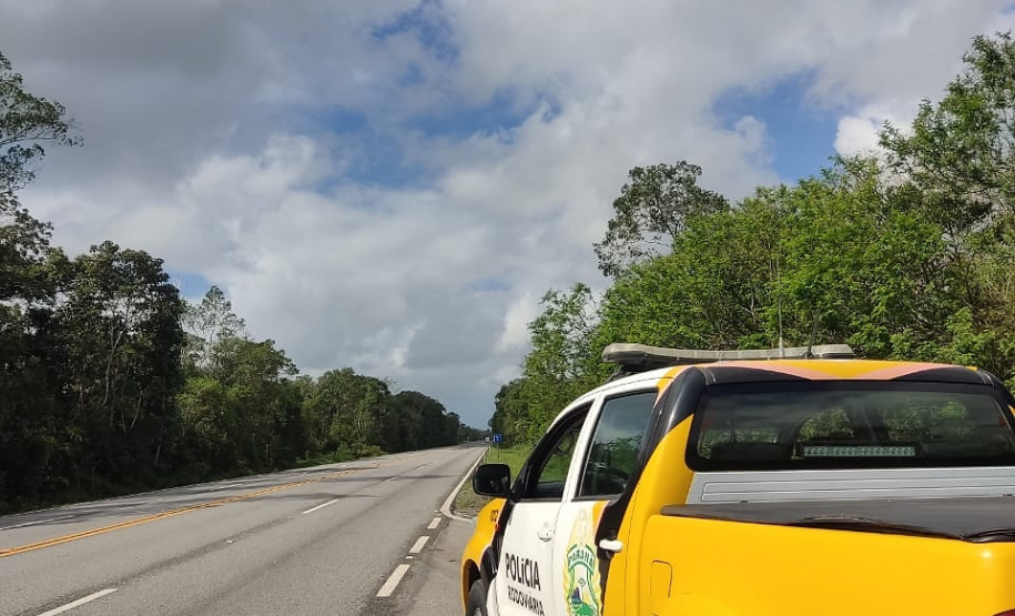 Feriado da Independência terá fiscalização redobrada pelo BPRv nas rodovias estaduais Foto: PMPR