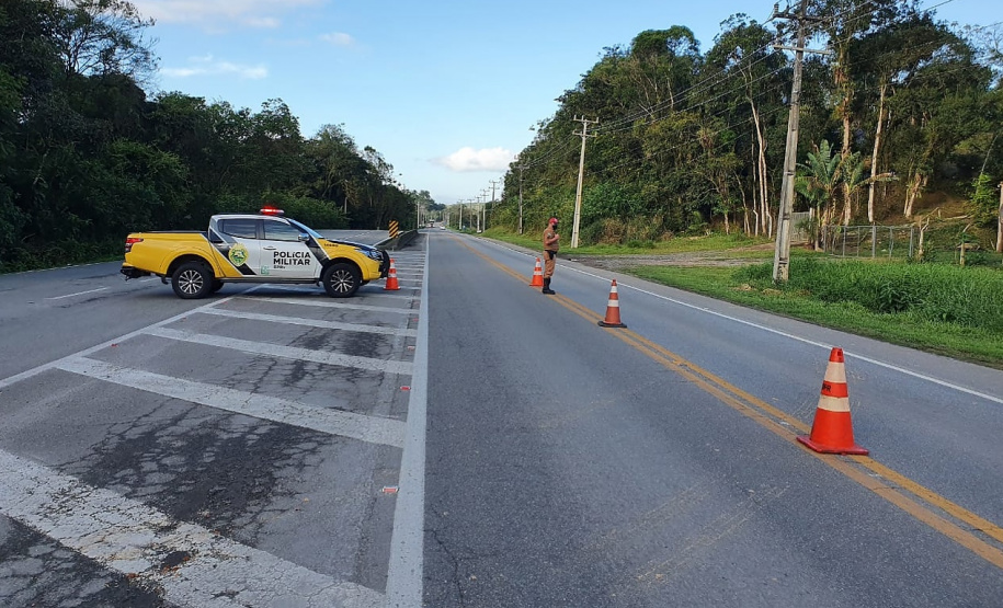 Feriado da Independência terá fiscalização redobrada pelo BPRv nas rodovias estaduais Foto: PMPR