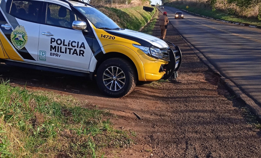Feriado da Independência terá fiscalização redobrada pelo BPRv nas rodovias estaduais Foto: PMPR