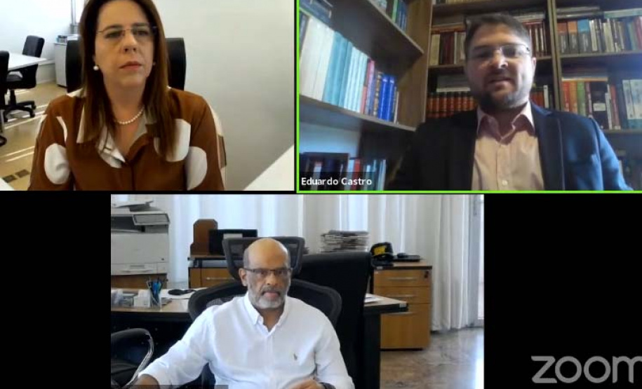 Diretoria do Orçamento Estadual apresenta o Projeto de Lei Orçamentária Anual para 2022 . Imagem SEFA