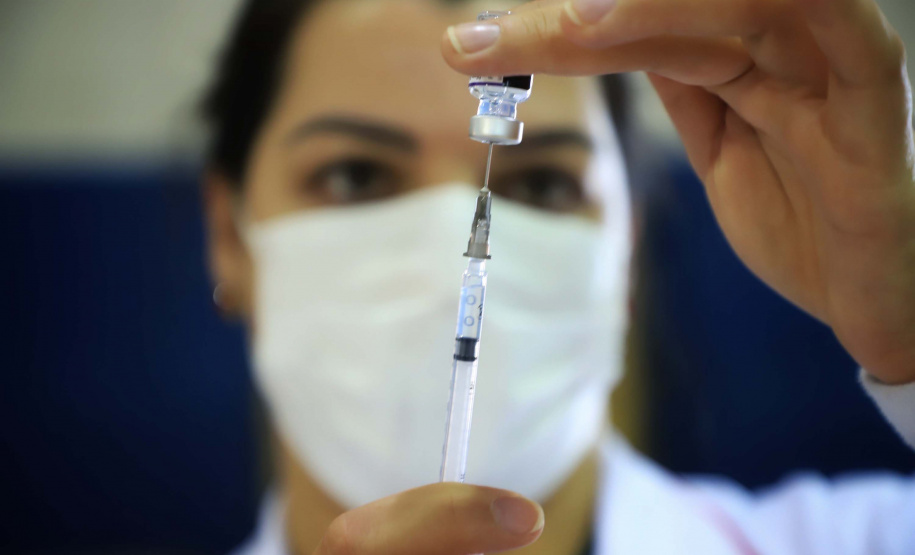 Paraná passa a marca de 11 milhões de vacinas contra a Covid-19 aplicadas . Foto: José Fernando Ogura/AEN