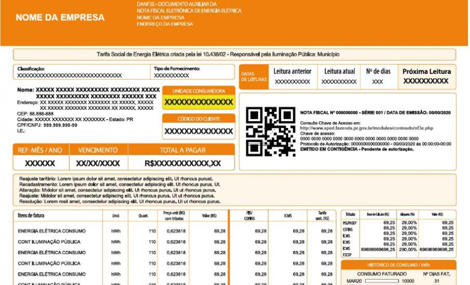 Receita Estadual do Paraná lança sistema para emissão da nova Nota Fiscal de Energia Elétrica